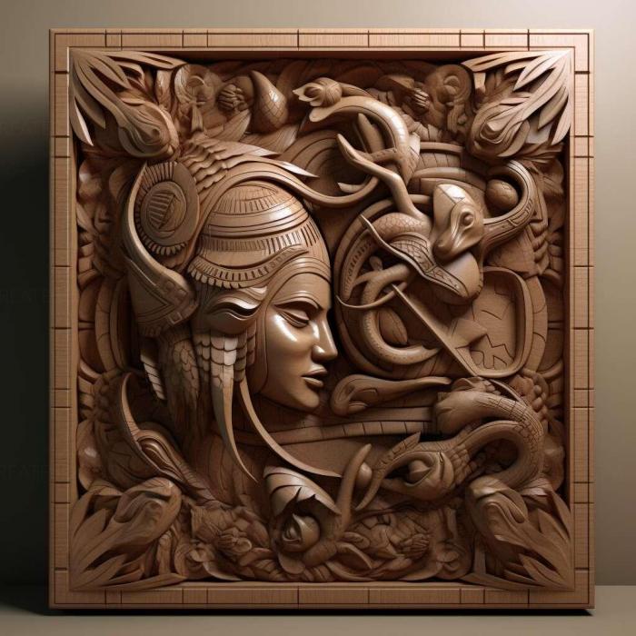 نموذج ثلاثي الأبعاد لآلة CNC 3D Art 